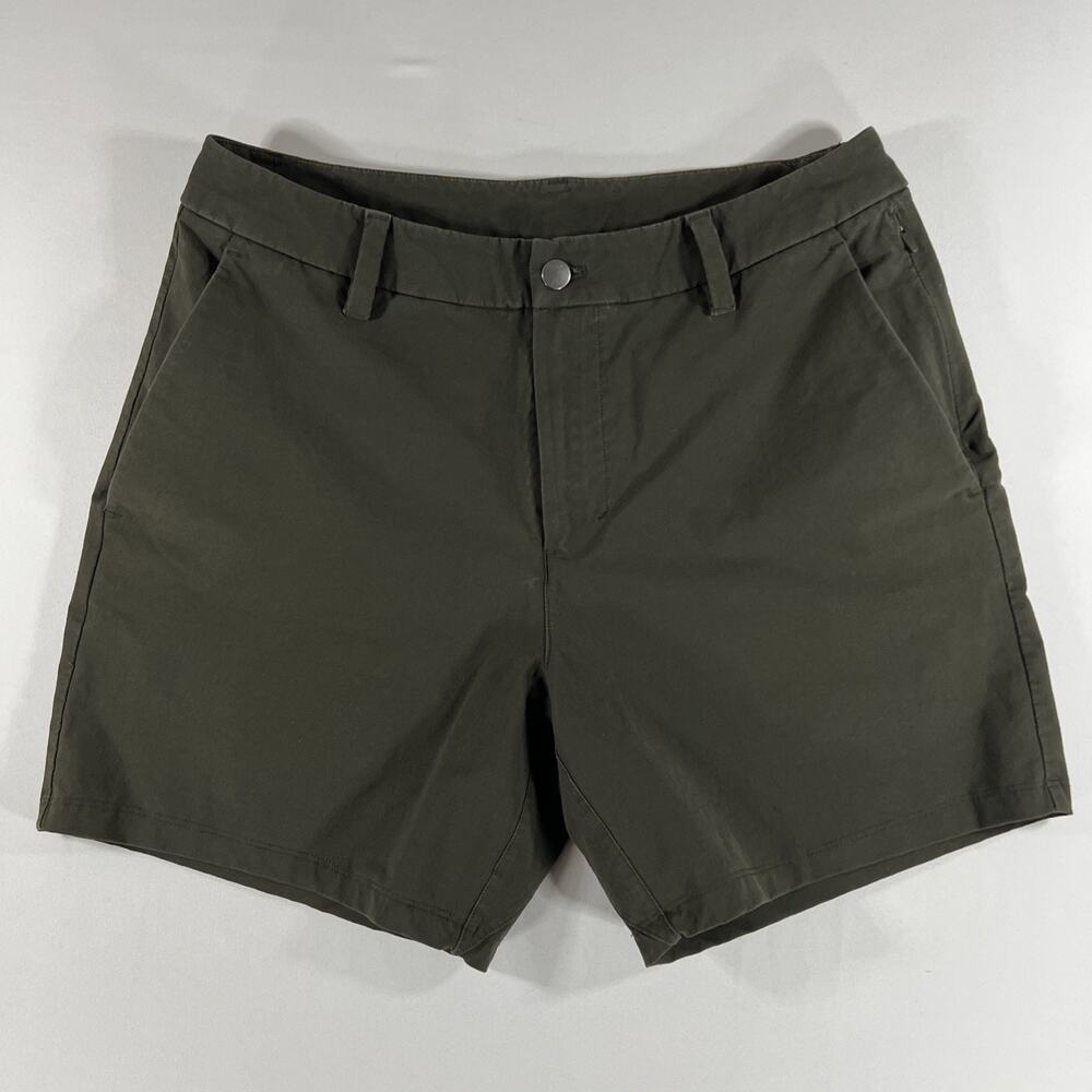 Lululemon Commission Shorts Men's Size 31 Green 6" Inseam